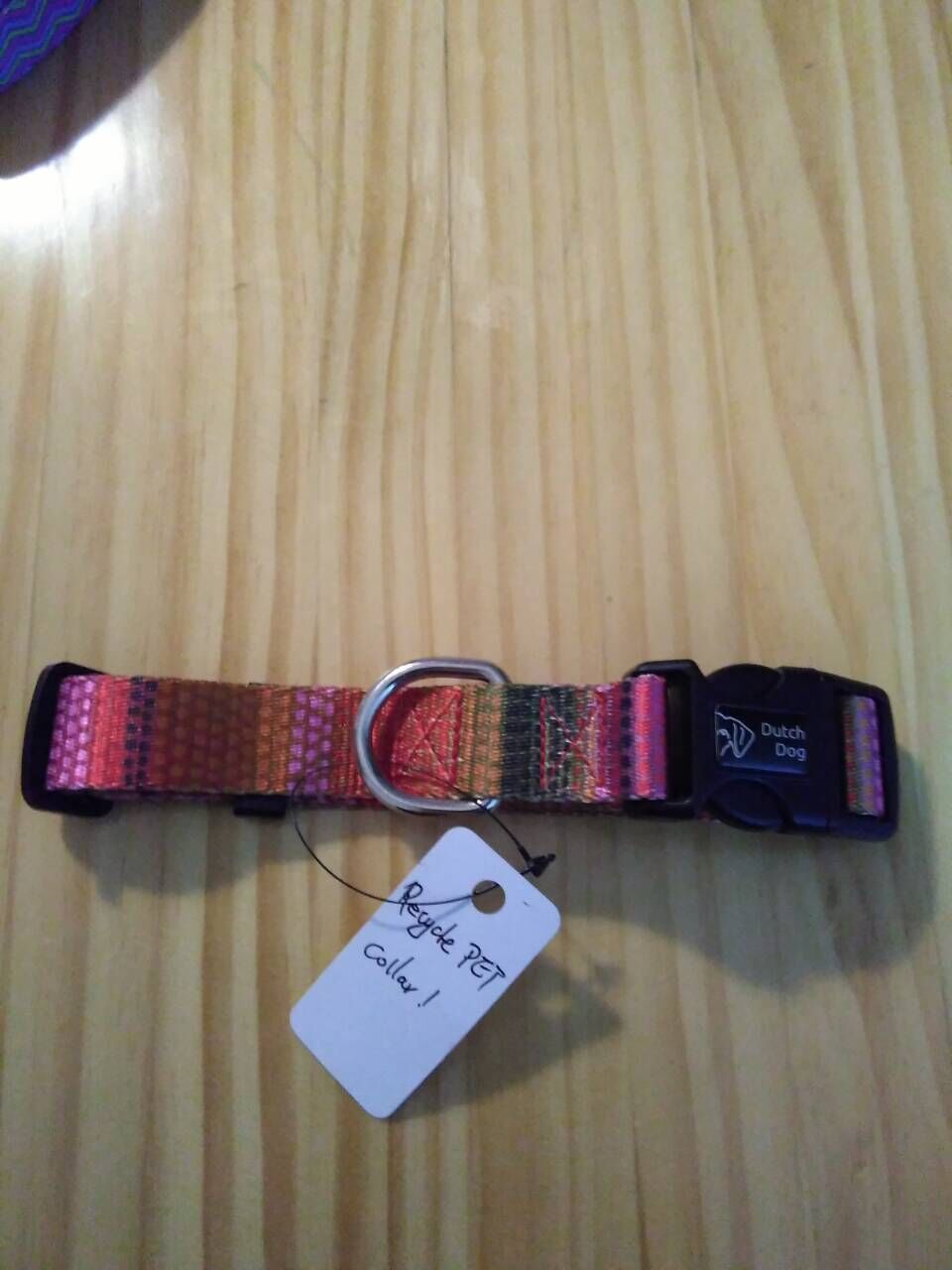 Eco-friendly recycled PET material collar