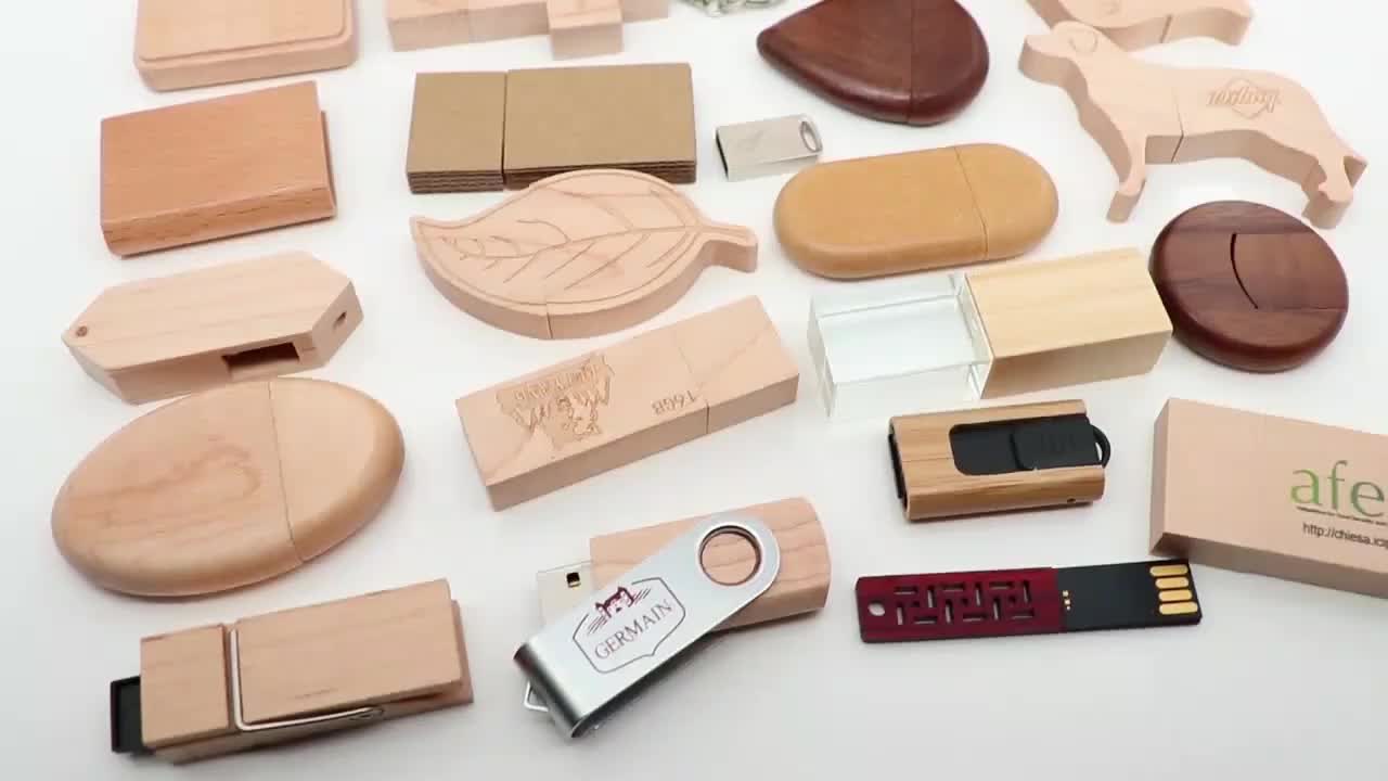 Recycled Wooden USB Stick