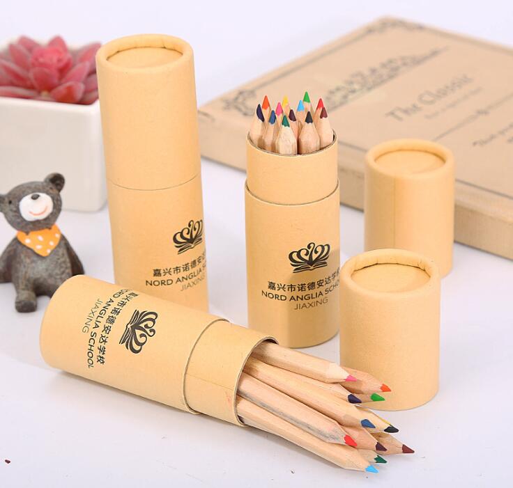 Color pencil set with pencil box